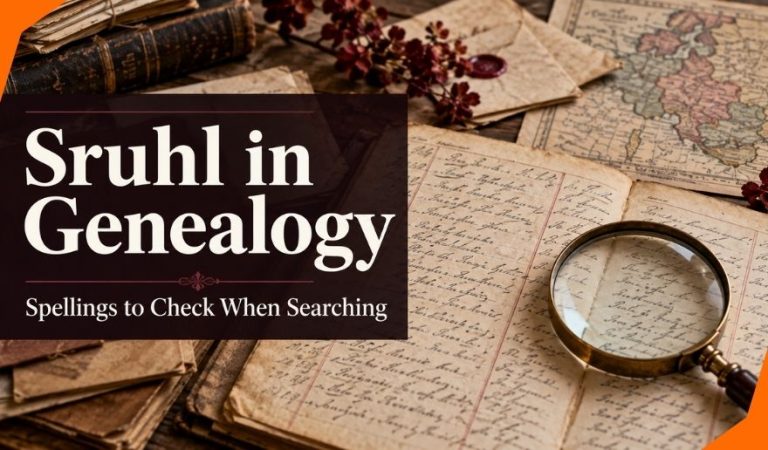 Sruhl in Genealogy: Spellings to Check When Searching Sruhl